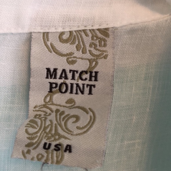 MATCH POINT - Pretty white button front tunic - Picture 5 of 8